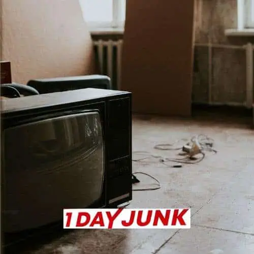 Old television disposal with professional junk removal service
